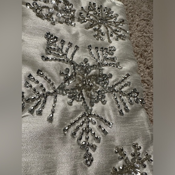 Christmas Stocking
with Beaded Sequin
Snowflakes - Picture 3 of 5